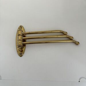 Vintage 3 arm swing towel bar holder landers frary & Clark Universal Antique MCM